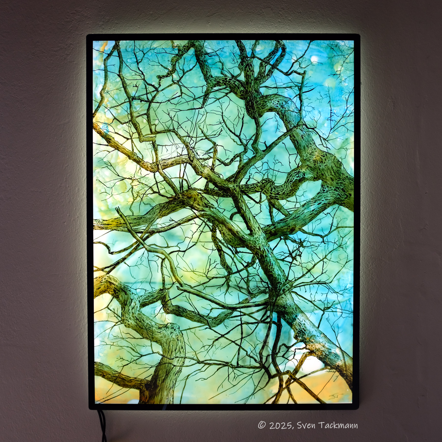Leuchtkunst TREETOP I, 2025, Sven Tackmann